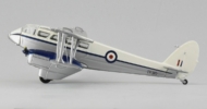 Port side view of Oxford Diecast 72DR008 - 1/72 scale diecast model of the de Havilland DH.89A Dominie, s/n TX310, registration 'G-AIDL' of the Classic Air Force.
