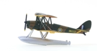 Port side view of the 1/72 Scale diecast model aircraft. de Havilland DH.82 Queen Bee pilotless radio-controlled target drone float plane, circa mid-1941 - Oxford Diecast 72TM010