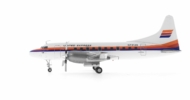 Port side view of Gemini Jets G2UAL318 - 1/200 scale diecast model of the Convair CV-580, registration N73126 operated by Aspen Airways in the livery of United Express