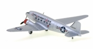 Rear view of Hobby Master HL1307 - 1/200 scale diecast model of the Douglas C-47A (DC-3) Skytrain, "Camel Caravan to Berlin", 86th TS, USAAF, Berlin Airlift, October 1948.