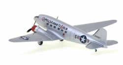Rear view of Hobby Master HL1307 - 1/200 scale diecast model of the Douglas C-47A (DC-3) Skytrain, 