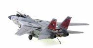 Rear view of the Grumman F-14A Tomcat 1/72 scale diecast model, tail code AE/202, VF-31 "Tomcatters", US Navy, CVW-6, USS Forrestal (CV 59), 1988 - Calibre Wings CA721412