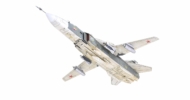 Underside view of the Sukhoi Su-24MR 1/72 scale diecast model, "White 30" of the VVS, VKS - Calibre Wings CA722404
