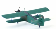 Rear view of the Antonov An-2  1/200 scale diecast model, "Anna", of LTS Flugdienste (Luft Taxi Service Airservices), CLASSIC-Antonow - Herpa HE570602