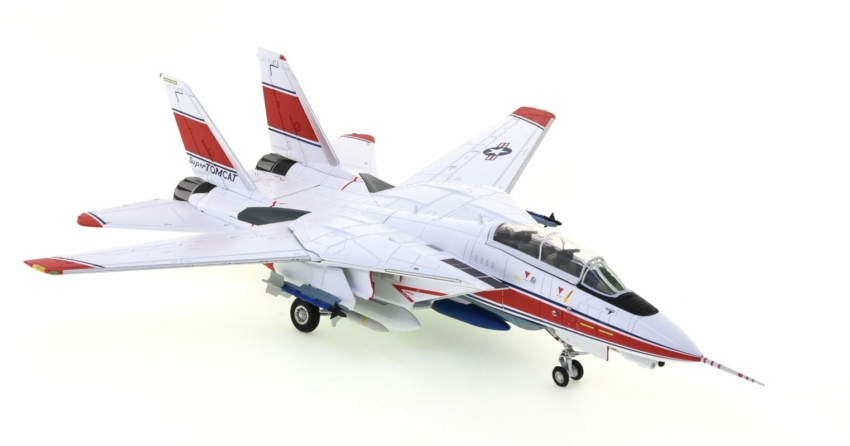 Front starboard side view of the  Grumman F-14D Super Tomcat prototype, BuNo 157986 1/72 scale diecast model - Calibre Wings CA721411