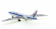 Rear View of the Sud Aviation SE 210 Caravelle VI-R 1/200 scale diecast model, N1019U United Airlines Mainliner livery, circa the 1960s - Inflight IF210UA1218