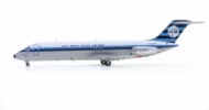 Port side view of the McDonnell Douglas DC-9 1/200 scale diecast model of registration PH-DNG in the 1960s livery of KLM Royal Dutch Airlines - Gemini Jets G2KLM847