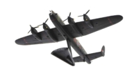 Underside view of the Avro Lancaster B. I 1/150 scale diecast model, of G for George, No. 460 Squadron, RAAF - Postage Stamp Collection PS5333AU
