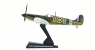 Port side view of the Supermarine Spitfire Mk. IIa 1/93 scale diecast model, Wg Cdr Douglas Bader, Duxford Wing, RAF Battle of Britain, 1940 - Postage Stamp Collection PS53353