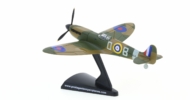 Rear view of the Supermarine Spitfire Mk. IIa 1/93 scale diecast model, Wg Cdr Douglas Bader, Duxford Wing, RAF Battle of Britain, 1940 - Postage Stamp Collection PS53353