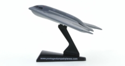 Port side view of the Northrop Grumman B-2A Spirit 1/280 scale diecast model of the 509th BW, USAF, Whiteman AFB, Missouri, USA - Postage Stamp Collection PS5387