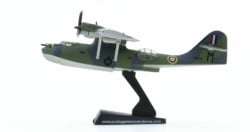 Port side view of the Consolidated PBY-5A Catalina 1/150 scale diecast model of s/n A24-13, No. 11 Sqn, RAAF, circa 1941 - Postage Stamp Collection PS55565