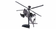 Underside view of the Boeing AH-64D Apache Longbow 1/100 scale diecast model,  US Army - Postage Stamp Collection PS5600