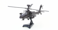 Front port side view of the Boeing AH-64D Apache Longbow 1/100 scale diecast model,  US Army - Postage Stamp Collection PS5600