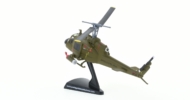 Rear view of the Bell AH-1C Iroquois 1/100 scale diecast model in the colour scheme of the 1st Cavalry Division, US Army, An Khe, South Vietnam, circa 1966. - Postage Stamp Collection PS5601