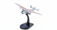Front port view of the Boeing Model 314 Clipper 1/350 scale diecast model of  "Yankee Clipper", registration number NC18603, in the livery of Pan Am, circa 1939 - Postage Stamp Collection PS5821
