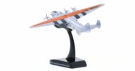 Rear view of the Boeing Model 314 Clipper 1/350 scale diecast model of  "Yankee Clipper", registration number NC18603, in the livery of Pan Am, circa 1939 - Postage Stamp Collection PS5821