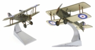 Image showing model on display stand, 1/48 scale Royal Aircraft Factory S.E.5a. diecast model as flown by Major Roderic Dallas, CO No.40 Sqn RAF, France, November 1918 - Corgi AA37709