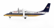 Port side view of the Short 360-100 1/200 scale diecast model, registration G-BKKT in Genair's British Caledonian commuter services livery - JC2BCA536 (XX2536)