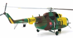 Rear view of the Mil Mi-17 1/72 scale diecast model, #0826, 1st Training and SAR Sqn, Air Force of the Armed Forces of the Slovak Republic - JC Wings JCW-72-Mi17-001