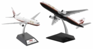Image showing model on display stand, Boeing B767-300ER 1/200 scale diecast model registration N634TW in Trans World Airway's (TWA) livery, circa 2000 - Inflight200 IF763TW1120