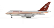 Port side view of NG07009 - 1/400 scale diecast model B747SP, registration VK-EAA, named "City of Gold Coast Tweed" in its original Qantas livery, circa the early 1980s