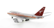 Rear view of NG07009 - 1/400 scale diecast model B747SP, registration VK-EAA, named "City of Gold Coast Tweed" in its original Qantas livery, circa the early 1980s