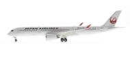 Port side view of Inflight200 B-JAL-A359-05 - 1/200 scale diecast model A350-900 of registration JA05XJ in Japan Airlines livery