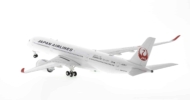 Rear view of Inflight200 B-JAL-A359-05 - 1/200 scale diecast model A350-900 of registration JA05XJ in Japan Airlines livery