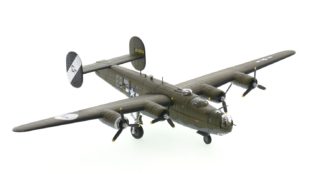 Front starboard side view of Corgi AA34018 1/72 scale diecast model B-24H Liberator s/n 42-52154, named 