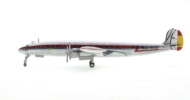 Port side view of Herpa Wings HE571395 - 1/200 scale diecast model Lockheed L-1049G Super Constellation registration EC-AIO in Iberia Líneas Aéreas de España livery, circa the 1960s.