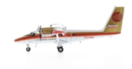 Port side view of Gemini Jets G2COA1038 - 1/200 scale diecast model de Havilland Canada DHC-6-300 Twin Otter, registration N24RM operated by Rocky Mountian Airways in Continental Express livery, circa the 1980s.