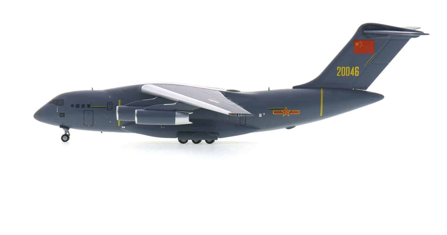port side view of NG Models NG22017 - 1/400 scale diecast model of the Xi'an Y-20A Kunpeng, s/n 20046 of the PLAAF