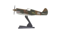 Port side view of the Curtiss P-40 Warhawk 1/90 scale diecast model 0f “White 68” flown by Charles Older, 3rd PS “Hell’s Angels”, AVG “Flying Tigers”, Burma, May 1942 - Postage Stamp Collection PS53541 