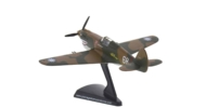 Rear view of the Curtiss P-40 Warhawk 1/90 scale diecast model 0f “White 68” flown by Charles Older, 3rd PS “Hell’s Angels”, AVG “Flying Tigers”, Burma, May 1942 - Postage Stamp Collection PS53541 
