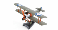 Front port side view of the 1/63 scale diecast model Sopwith Camel F.1 Serial B524 of No. 6 Squadron, Australian Flying Corps (AFC), England, 1918 - Postage Stamp Collection PS53503