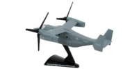 Rear view of the 1/150 scale diecast model Bell Boeing CV-22B Osprey serial 05-0028 of the 8th Special Operations Squadron "Blackbirds", United States Air Force - Postage Stamp Collection PS53781