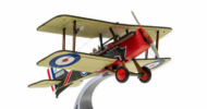 Undersidwside view of the 1/48 scale diecast model of the S.E.5a. Flown by Captain Albert Ball of No. 56 Squadron, Royal Flying Corps (RFC), France, May 5, 1917 - Corgi AA37710