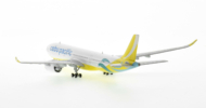 Rear view of the 1/400 scale diecast model Airbus A330-900N registration RP-C3900 in Cebu Pacific livery - Gemini Jets GJCEB4339