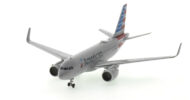 Front port side view of the 1/400 scale diecast model airbus A319-100 (WL), registration N93003 in American Airlines livery - Gemini Jets GJAAL2084