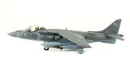 Port side view of the 1/72 scale diecast model McDonnell Douglas AV-8B Harrier II Bu. No 165581. Tail code WL/03 of Marine Fighter Attack Squadron 311 "Tomcats", United States Marine Corps, Afghanistan, 2013 - HA2630