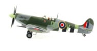 Port side view of the 1/48 scale diecast model of the Supermarine Spitfire Mk.IXe serial number ML407. Flown by Fg Off Johnnie Houlton No. 485 Squadron, RNAF, France, September 1944 - HA8326