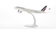 Rear view of the 1/200 scale plastic diecast model of the Airbus A350-900 named "Fort-de-France" registration F-HTYM in Air France livery - HE612470001