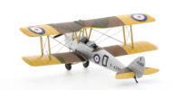 Rear view of the 1/72 scale diecast model of the de Havilland DH 82A Tiger Moth serial number K4288/D of the No. 18 Elementary and Reserve Flying Training School England, 1937 - AV7221007