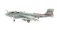 Port side view of the 1/72 scale diecast model Northrop Grumman EA-6B Prowler, BuNo 161350, tail code AA/500. Assigned to VAQ-132 "Scorpions", US Navy, Operation Iraqi Freedom, 2006 - HA5012 
