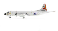 Port side view of the 1/200 scale diecast model of the Lockheed P-3C Orion BuNo 159506, Tail code PE/6 of VP-19 "Big Red", US Navy, circa the 1980s - IFP3NAVY0623