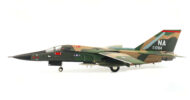 Port side view of the 1/72 scale diecast model of the General Dynamics F-111A Aardvark serial number 67-0094, "Gunboat Killer", 430th TFS, USAF - Hobby Master HA3032