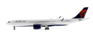Port side view of the 1/200 scale diecast model of the Airbus A330-900 NEO registration N407DX in Delta Air Lines livery - Gemini Jets G2DAL1110