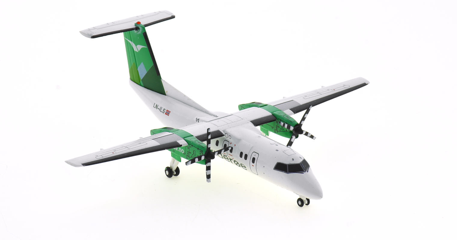 Bombardier Dash 8 100 Widerøe 1/200 plastic Diecast - 3DD0086